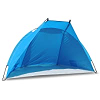 Los mejores  - outdoorer Tienda de Playa Helios- Azul- protección UV de 80- Ultraligero- tamaño Plegado Muy Compacto